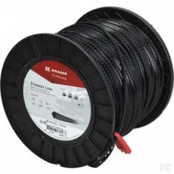 Fil de coupe Ø 4mm 110m carré noir Kramp