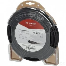 Fil de coupe Ø 4mm 21m carré noir Kramp