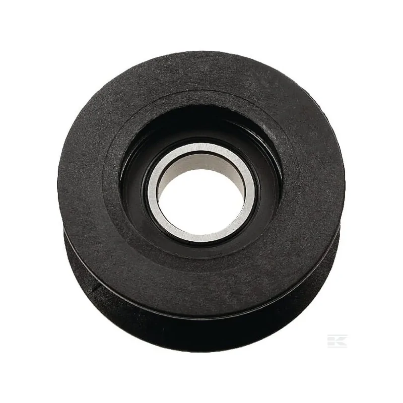 Galet tendeur fond plat