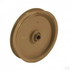 Poulie plate 3/8 x 4