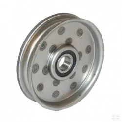 Poulie plate p/JD 17 mm x 4-1/8