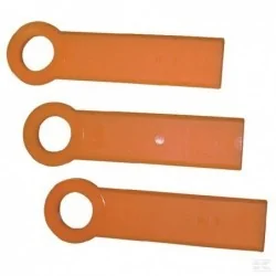 Jeu de 3 couteaux plastiques P/TE